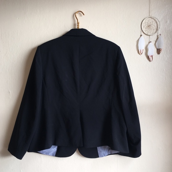 Calvin Klein Plus Size Black two button blazer - Picture 3 of 7